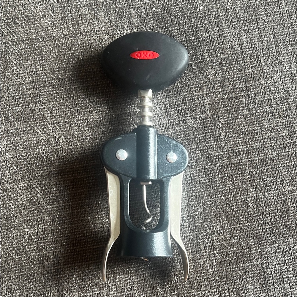 OXO Black and Silver Winged Corkscrew